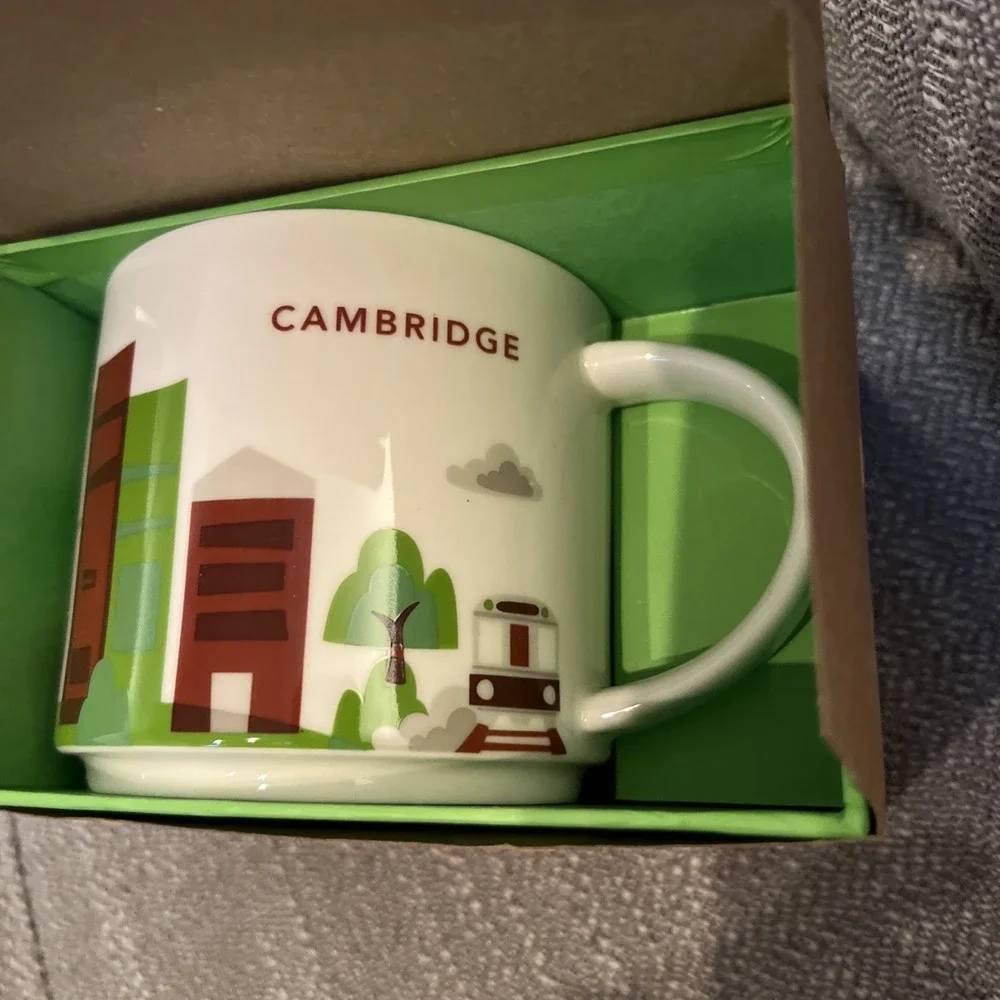 Starbucks Cambridge You Are Here Collection 2015 Coffee Mug Cup New In Box